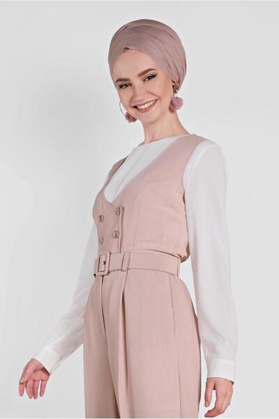 Alvina جمبسوت بجيوب وأزرار كروواز 4479