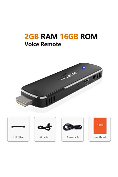 Choice جهاز Q8 Ultra 2G16G Voice Mortal Wi-Fi 6 Streaming Stick Q8 Ultra 4K H...