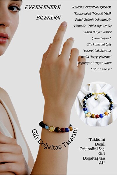 Gift Sellection Gerçek Doğal Taş Gezegenler Güneş Sistemi / Güneş Sensin / Ev...