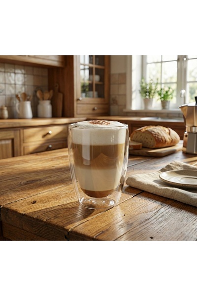 MİMOZA PARK الجيل الجديد زجاج مزدوج الجدار 330 مل 2 قطعة