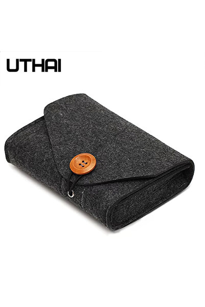 DM T29-Black UTHAI T29 Portable 2.5'HDD Case Storage Bag For Macbook Charger ...