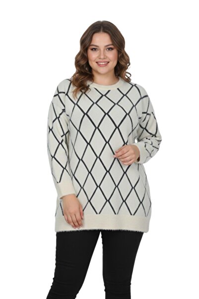 BAGLAN Жіночий светр з візерунком «баклава» 5060 BGL-ST04070