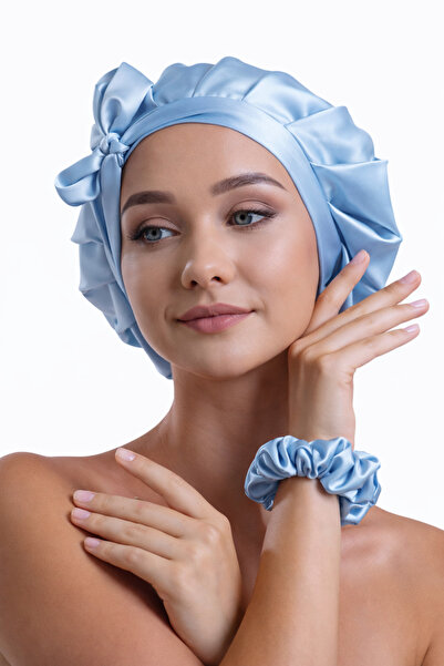 SİLKWORM LİFE 100% καθαρό μετάξι, μακρύ κορδόνι που δένει, πολυτελές καπέλο ν...