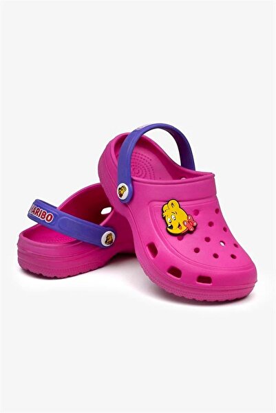 Haribo 25-35 розмір Ліцензовані дитячі розумні тапочки з підошвою - рожеві