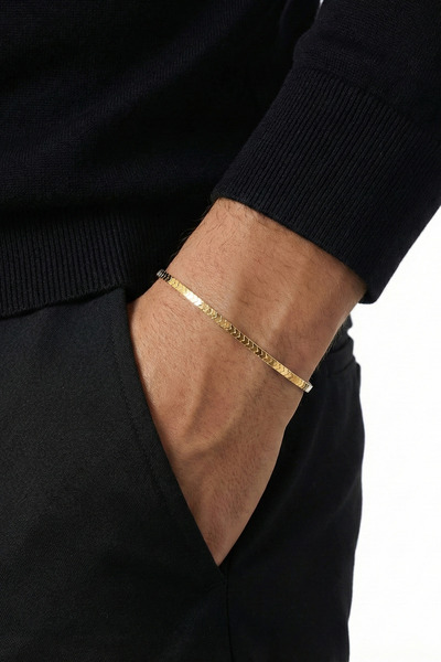 Les Tigres Altın Kaplama Gümüş Kaplan Charm Route Bileklik