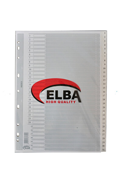 Bafix A4 Cardboard Separator - 1-31 Numerals