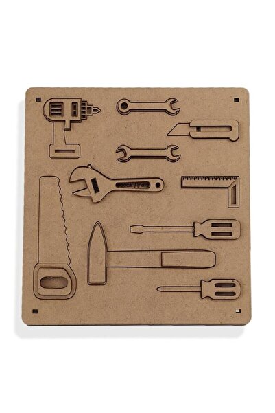 Moon Beavers مجموعة إصلاح قابلة للطلاء لعبة تعليمية خشبية