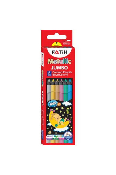 Fatih Kuru Boya Tam Boy Jumbo Metalik 6 LI 33360