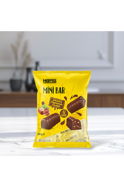 Harras Mini Fındık Dolgulu Bar 250 g