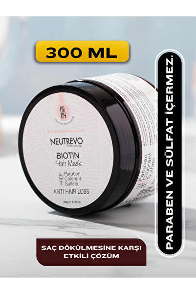 Neutrevo Professional No:4 Biotin Serisi Dökülme Karşıtı Saç Bakım Maskesi 30...