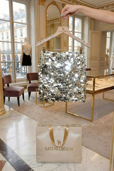 Paradise Collection Moda Evi Payetli Lüks Etek