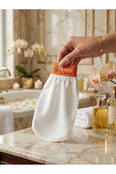 Flossy BATH GLOVE %100 İpek Kese Banyo Kesesi ve Duş Cilt Bakımı Floş Yüz Vüc...