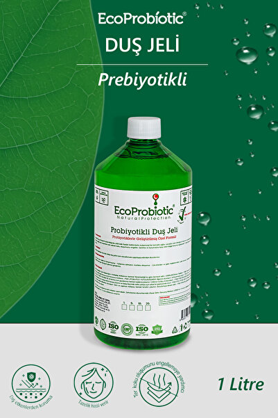 EcoProbiotic Prebiyotikli Duş Jeli 1 L | Nemlendirici & Arındırıcı & Ter Koku...