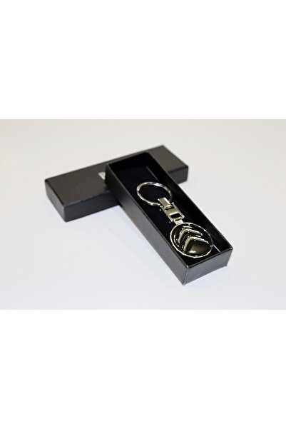 RoseTR Breloc Citroen Black Metal Accesoriu Citroen Logo