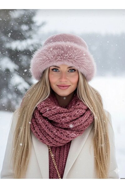 ANBLYs COLLECTION Plush Fur Mongolian Women's Hat