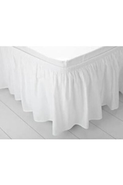 Zarif Home Baza Ruffle Ranfors Βαμβακερό ύφασμα Μονό