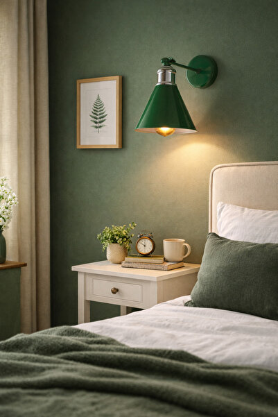 Uçar Retro Modern Design Cafe Kitchen Hall Living Room Green Color Articulate...