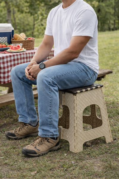 MB PLAS Taşınabilir Katlanır Tabure Büyük Boy Sandalye Fma06193 Fma092233