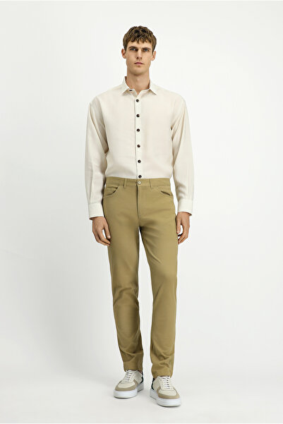 Kiğılı 7 Drop slim fit Dar croială material elastic Pantaloni din pânză / chino