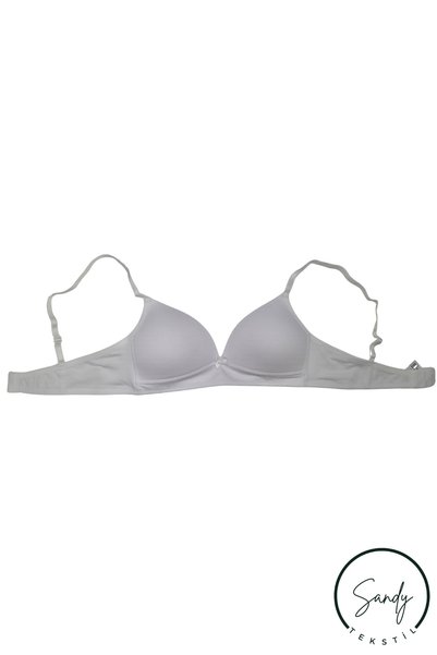 Koza soft Teenage Girls and Children's Training Bra Cotton Padded Wire-Free Adjustable Straps Pack of 2