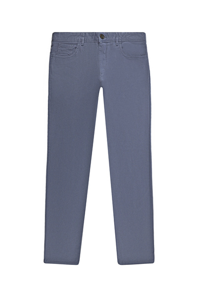 Abdullah Kiğılı 7 Drop Slim Fit Slim Fit Stretch Fabric Canvas / Chino Trousers