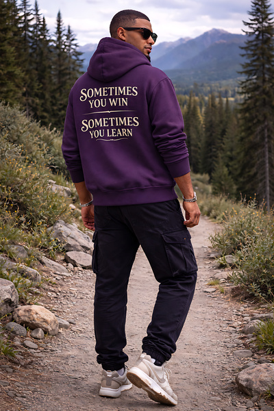 ArtYus 3 Thread Sardonic Sometimes You Win Sometimes You Learn Printed Unisex...