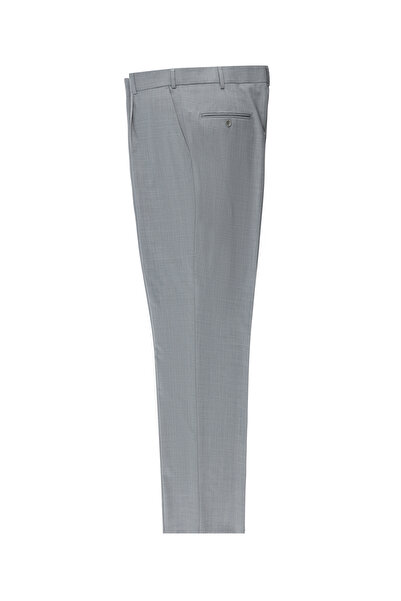 Abdullah Kiğılı 4 Drop Relaxed Fit Relaxed Fit Wool Pleated Classic Fabric Tr...