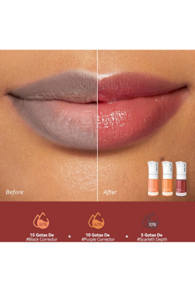 BİOMASER YENİ SERİ 12ml PUDRA DESTEK CORRECTOR REACH SERTİFİKALI KOYU DUDAK K...