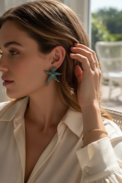 FAYRA ACCESSORIES Deniz Yıldızı Küpe
