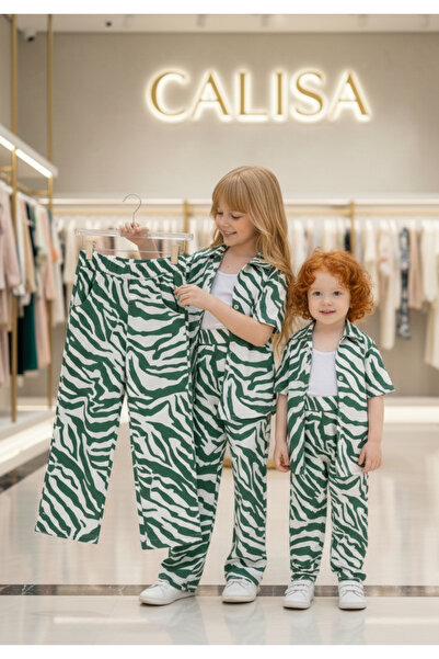 Calisa 3-Piece Girl's Spanish Palazzo Trousers and Shirt Strap Badi Set - Sum...