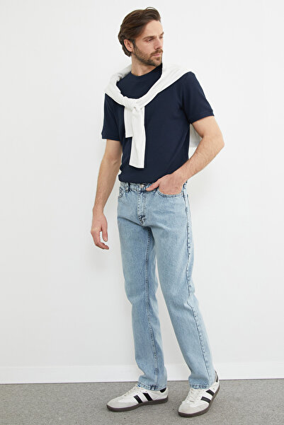 Fulla Moda جينز فضفاض بسحاب