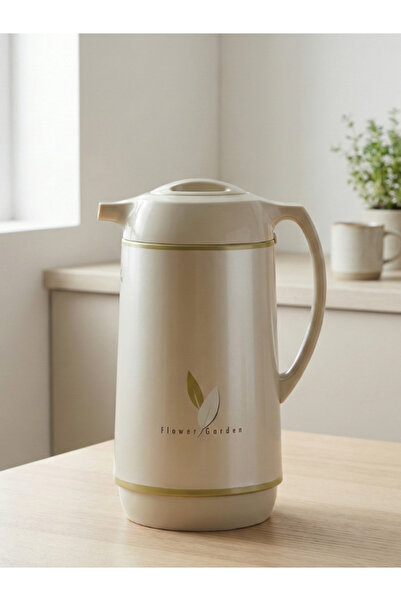 ZOJIRUSHI ترمس أبو فيل ياباني بيج – 1 لتر – بطانة زجاجية – موديل AHGB-10CA