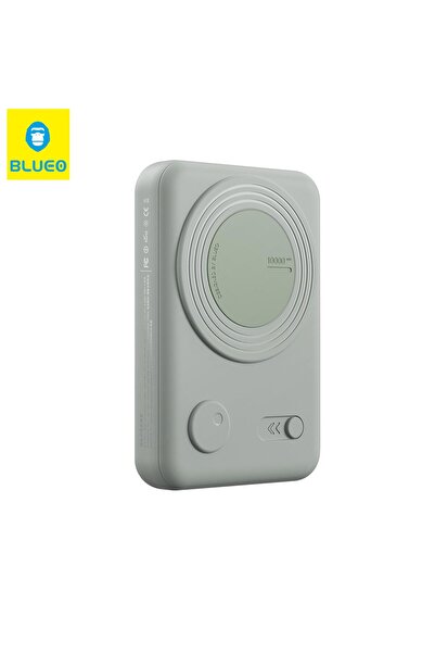 BLUEO PD 20W Fast Hızlı MagSafe Uyumlu Stand Özellikli Kablosuz 10000 Mah Sli...