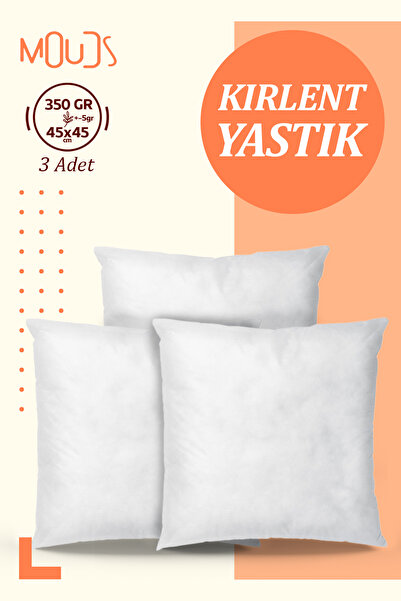Moud's Калъф за възглавница Вътрешна възглавница 3 части 45x45cm 350g 100% чи...
