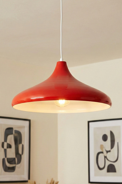 Marrien Nova Turuncu Metal Sarkıt (35 cm) | Yemek Masası Üstü Avize | Mutfak ...