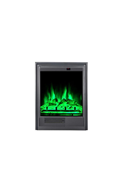 tek tes şömine Dekoratif 62x47x23 Cm Bluetoothlu, Alev Sesli, Uzaktan Kumandalı Elektrikli Şömine Isıtıcı