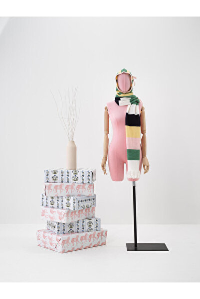 Xint Kadın Sarı Yumuşak Dokulu Regular Fit Atkı