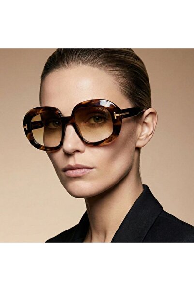 Tom Ford Women's Sunglasses Tf1237 56F 53-19 Icon Collection Zeiss Lens, Brow...