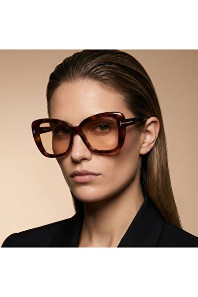 Tom Ford Women's Sunglasses Tf1008 Maeve 53E 55-17, Brown Acetate Frame
