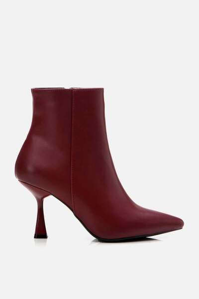 Yaya by Hotiç حذاء بكعب نسائي باللون العنابي