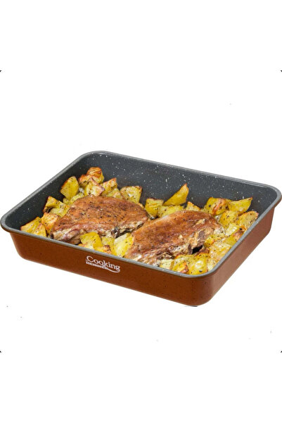 dealshopromania Ceramic Coated Oven Tray 33 x 23 x 6 cm ANCA COOKING BY HEINNER