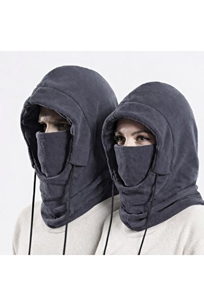 GlassySKY 1Pc Unisex Neck Gaiter Face Mask with Lace-Up Closure Windproof Fle...