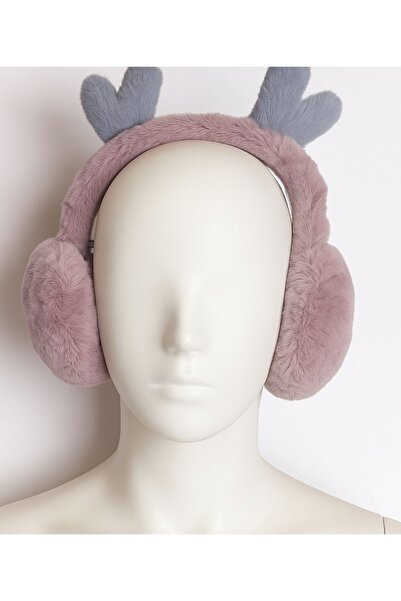 Ecrou Foldable Winter Plush Heart Earmuffs