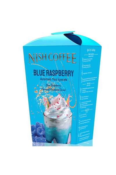 Nish Coffee Nish Blue Raspberry Aromalı Toz İçecek 250 Gr