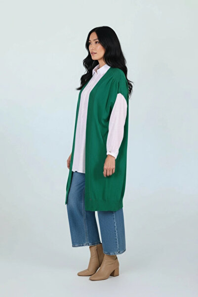 Invee 6765 Knitwear Vest - Green