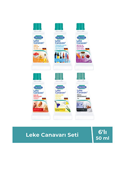 Dr.Beckmann Leke Canavarı Çok Amaçlı Temizlik Seti 6’lı 50 ml