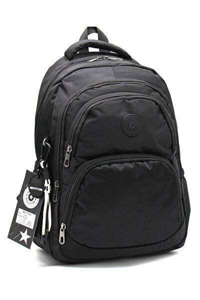 Bevitton حقيبة ظهر كبيرة الحجم مصنوعة من قماش مقاوم للماء باللون الأسود للسفر...