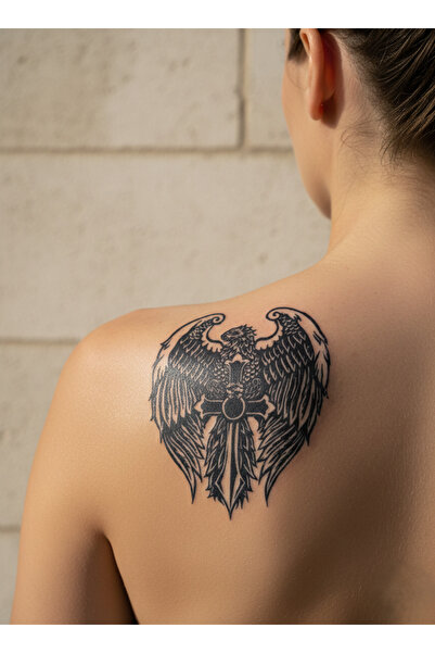 pivok Yarı Kalıcı Kartal Motifi Dövme – Özgürlük, Güç ve Asaletin Sembolü!