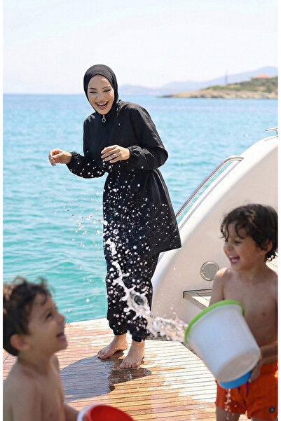 sefamerve Elastická taška Sultan Beli hidžábové plavky 2038-01 černá