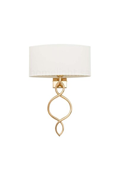 homelight Modern braided wall lamp - gold